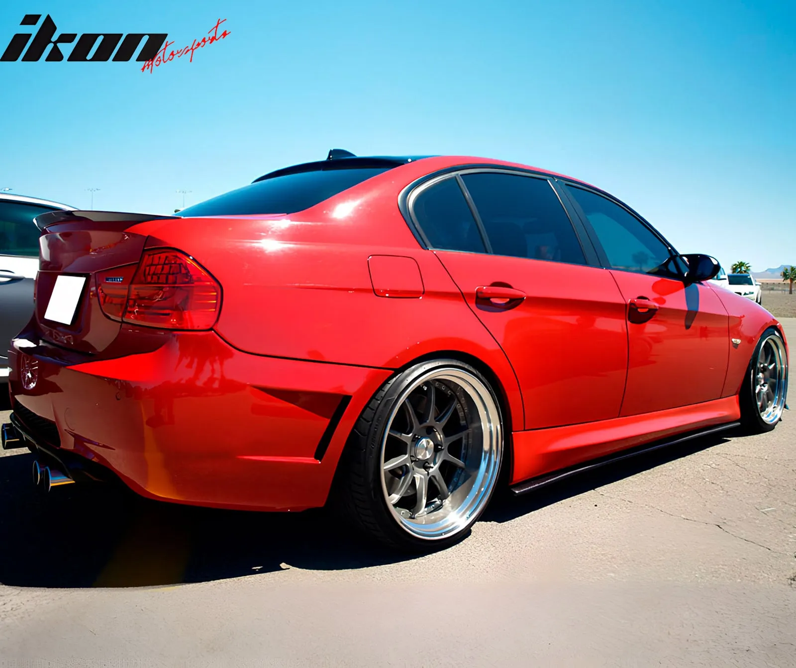 2001-2011 BMW 3-Series E46 M3 Side Skirts UL Style PU Unpainted Black