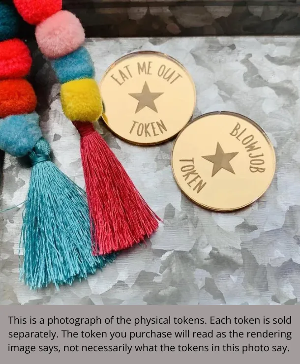 69 Sex Sexy Time Token in Gold