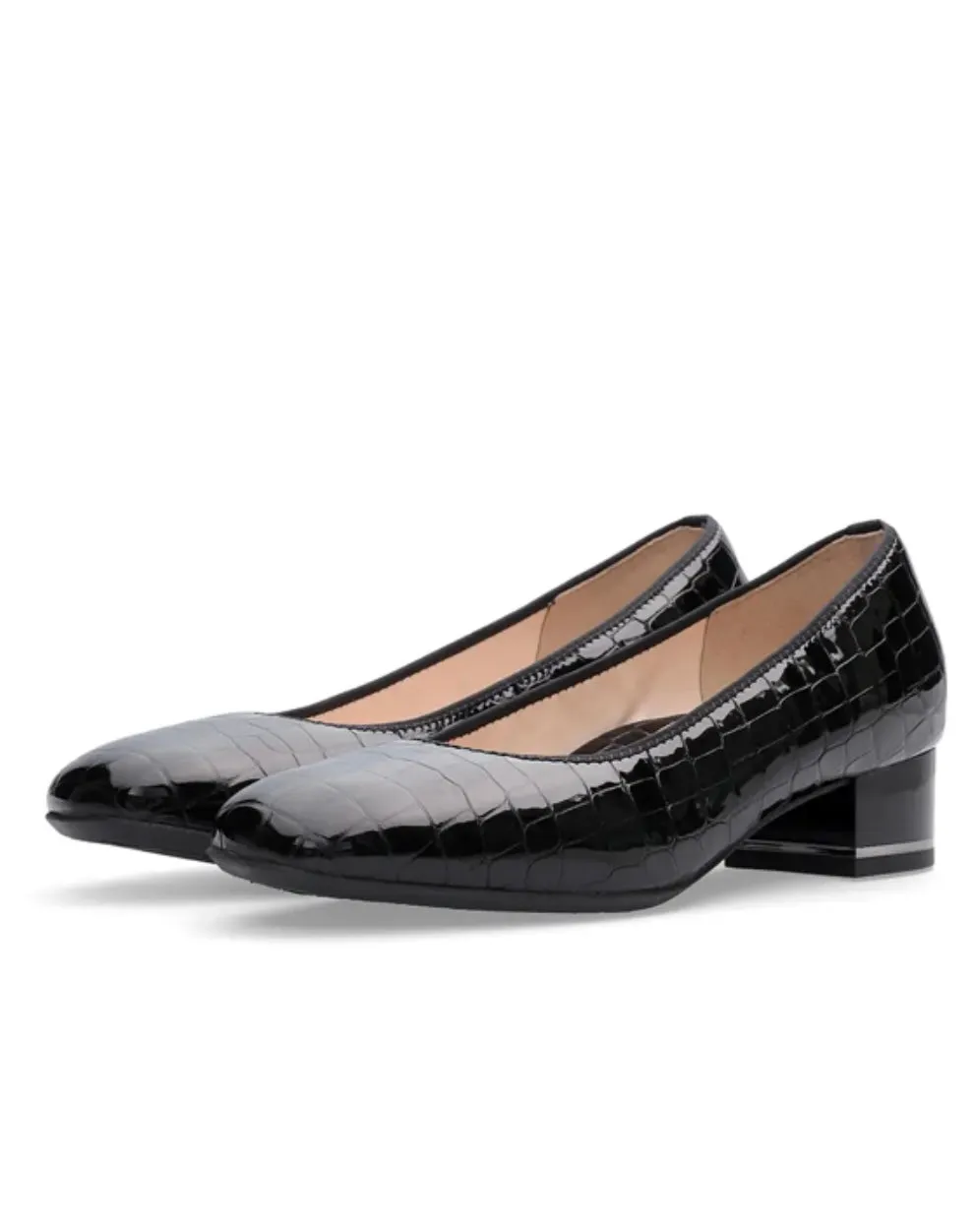 Ara Ladies Graz Croco Court Shoe