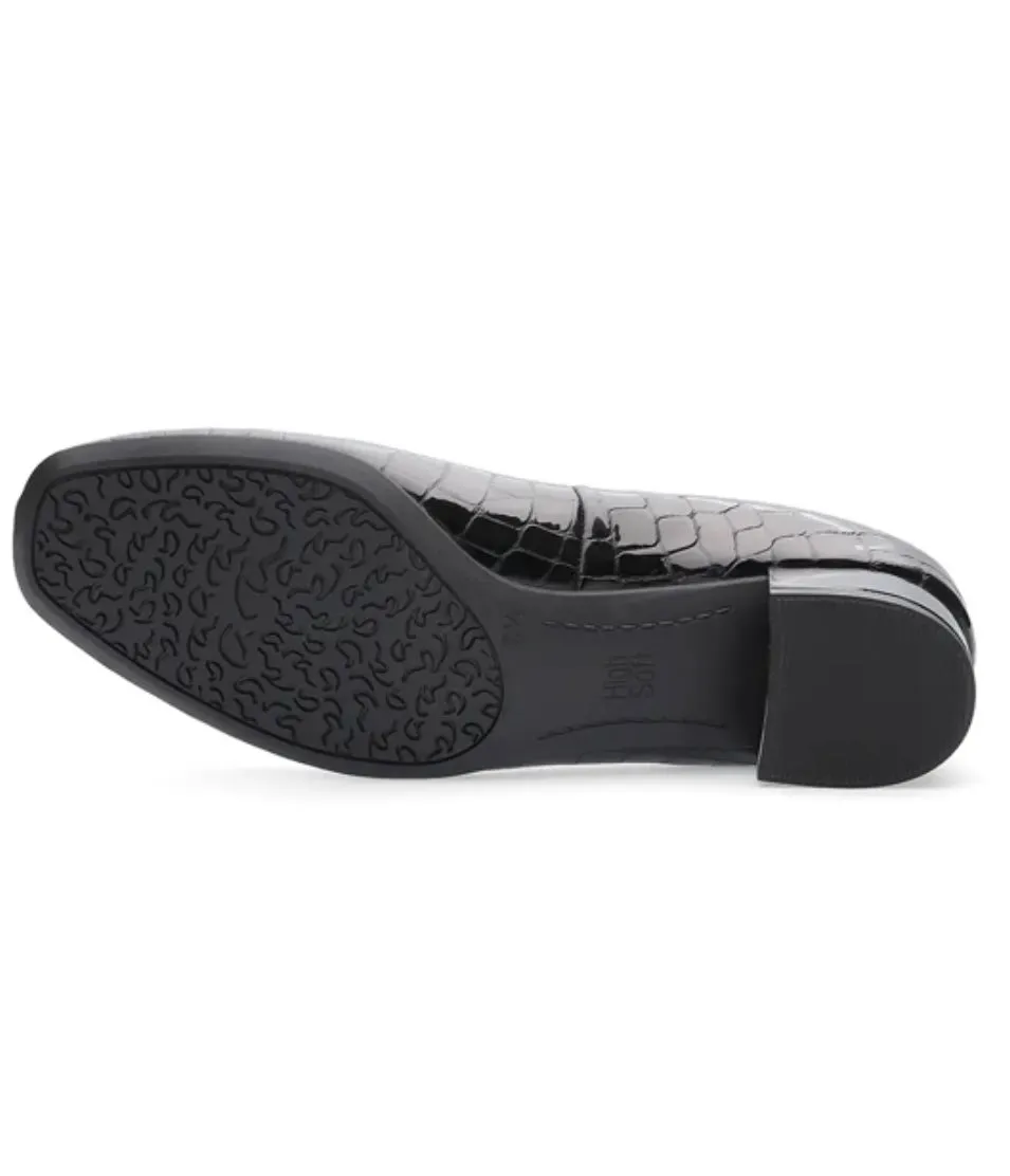 Ara Ladies Graz Croco Court Shoe