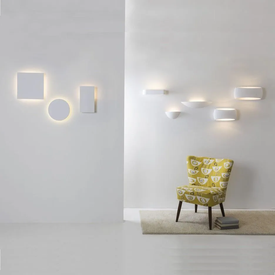 Aria Plaster Plaster-Finish Wall Light