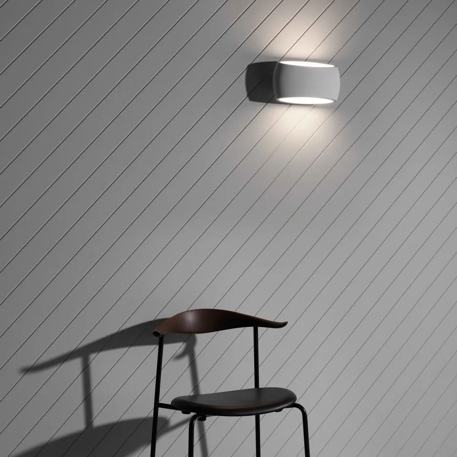 Aria Plaster Plaster-Finish Wall Light