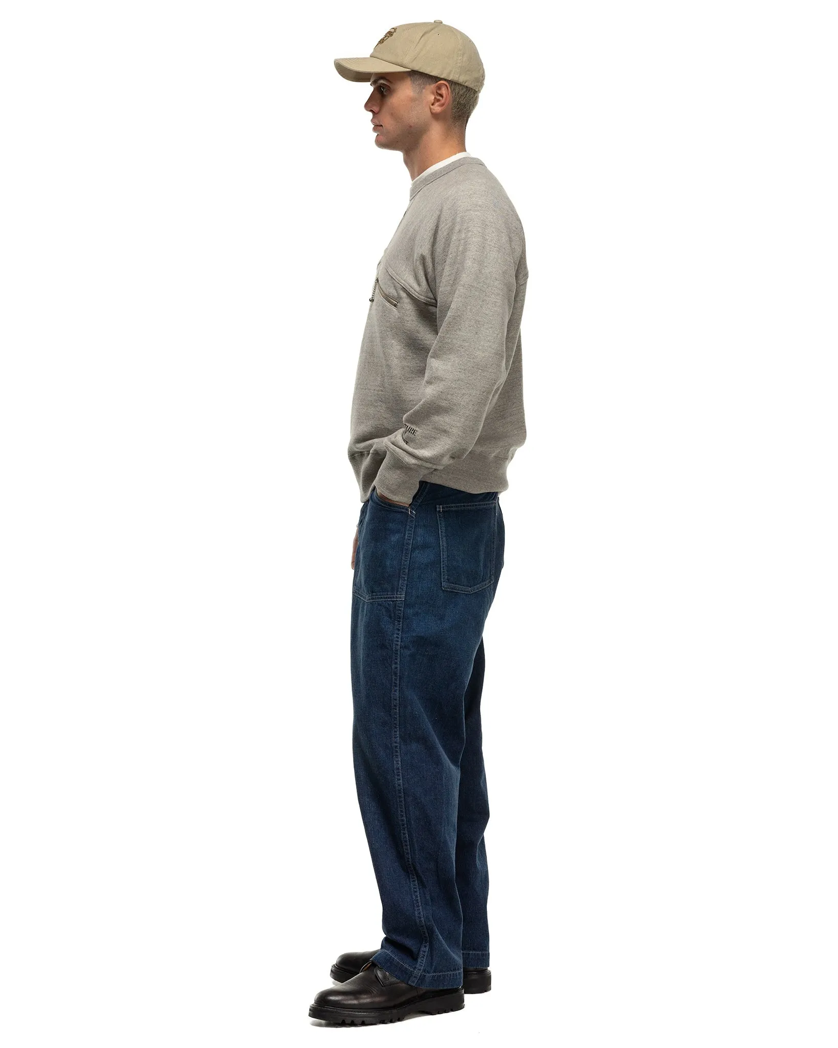 Baggy Denim Pants Indigo