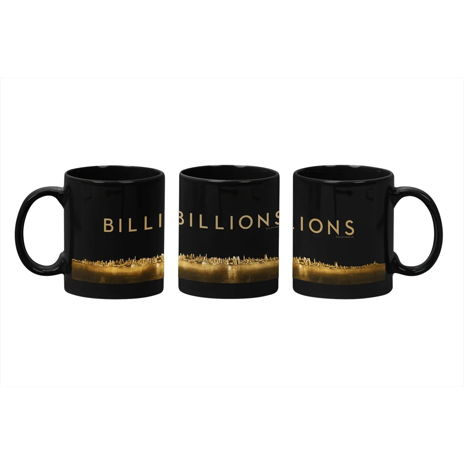 Billions Skyline Black Mug