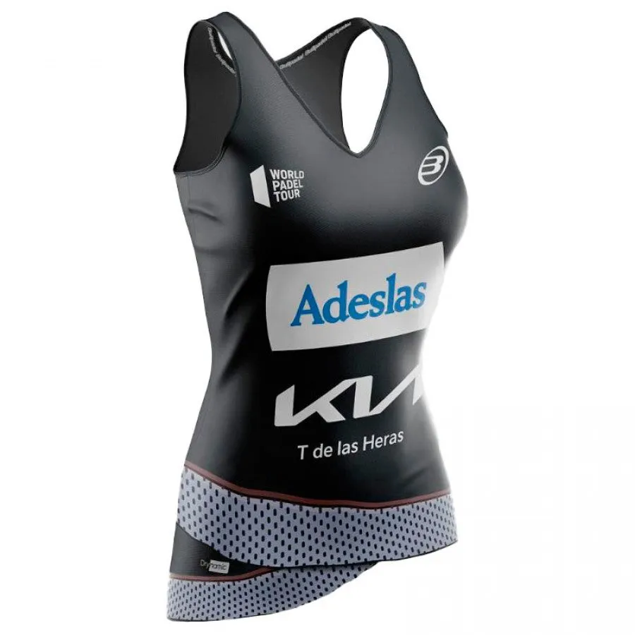 Bullpadel Ale Salazar WPT Black Women Padel Tshirt