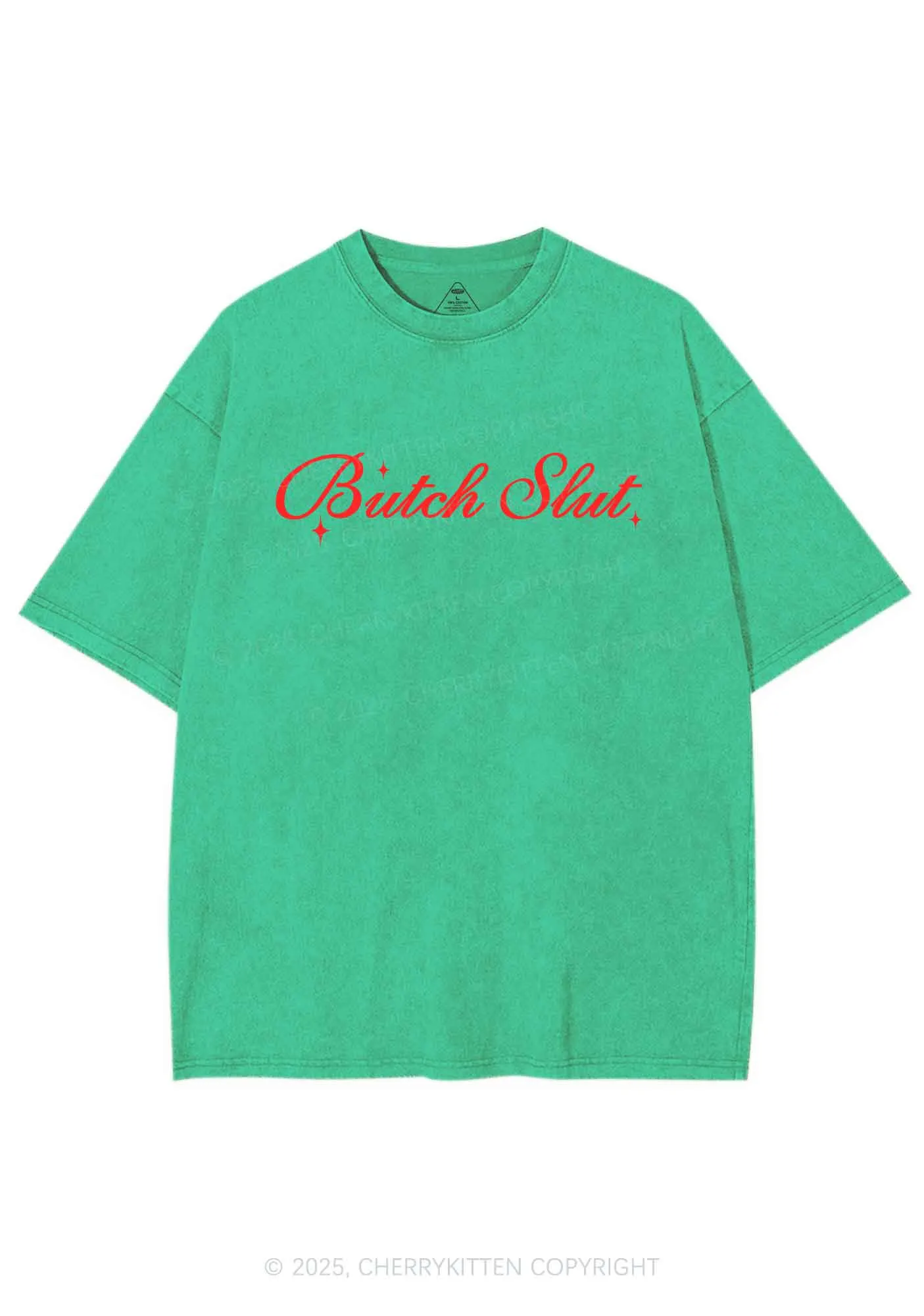 Bxxch Slxt Y2K Shirts Washed Tee Cherrykitten