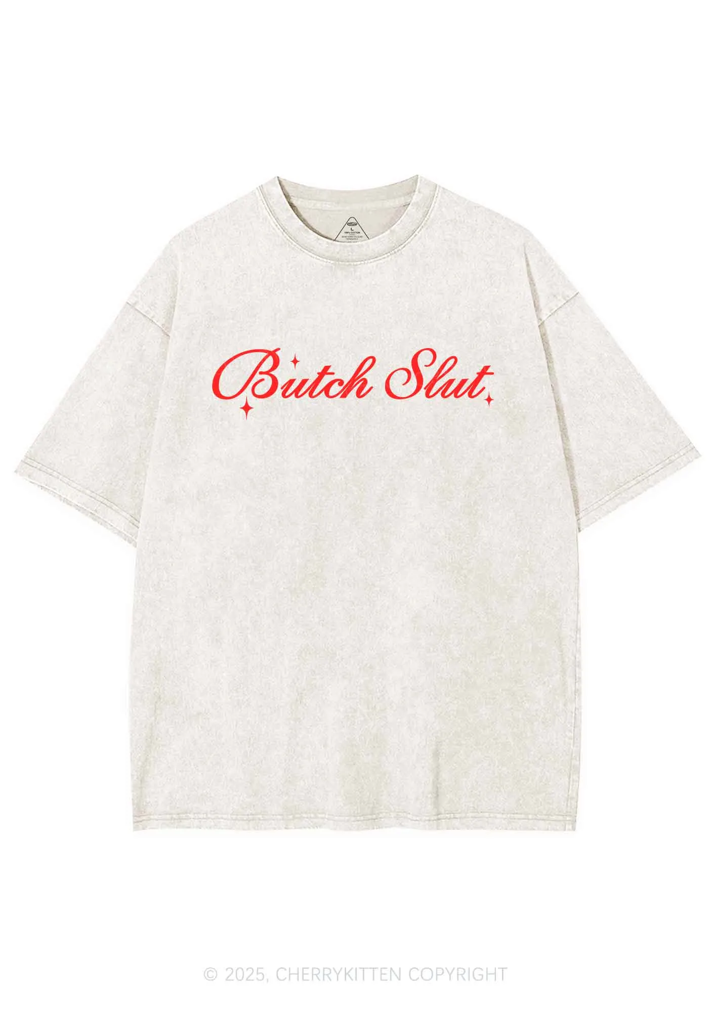 Bxxch Slxt Y2K Shirts Washed Tee Cherrykitten