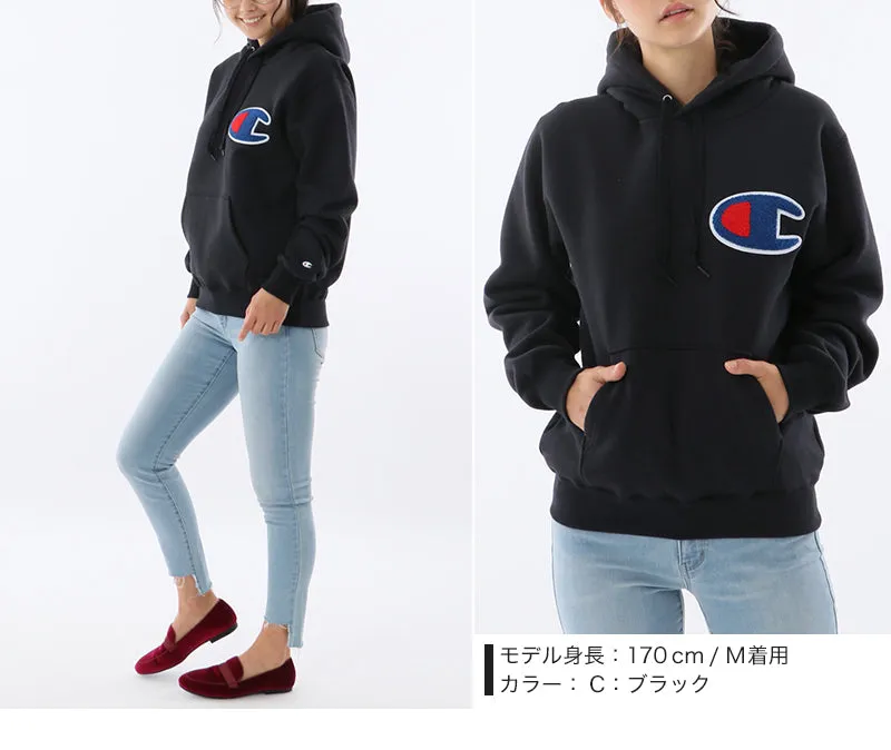 Champion プルオーバー スウェットパーカー S～XL (ビッグロゴ チャンピオン ブランド ベーシック) (在庫限り)
