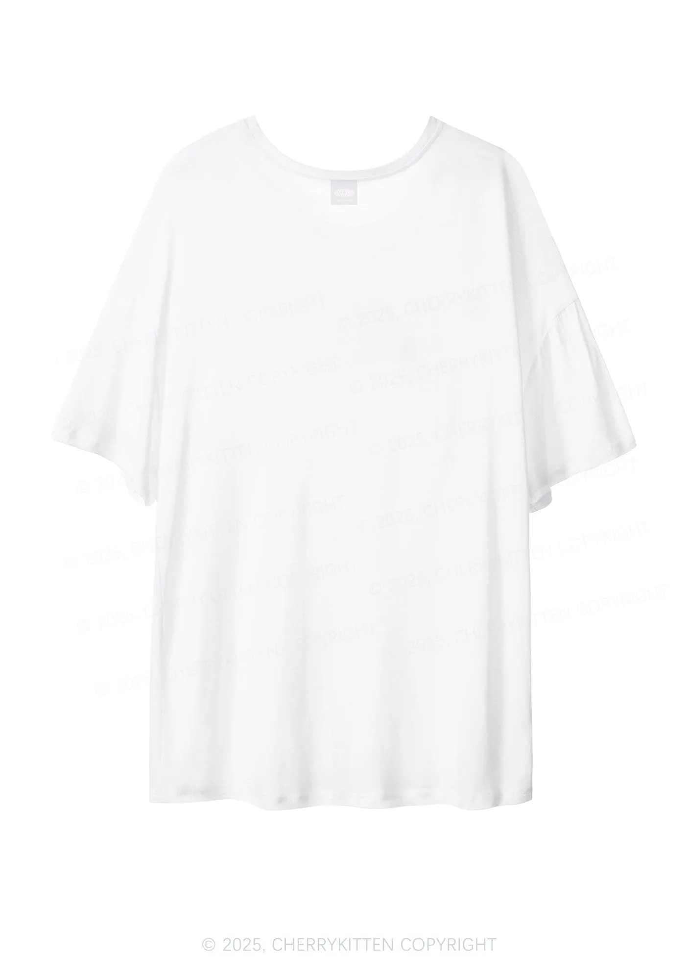 Choke Me Y2K Sheer Boyfriend Tee Cherrykitten