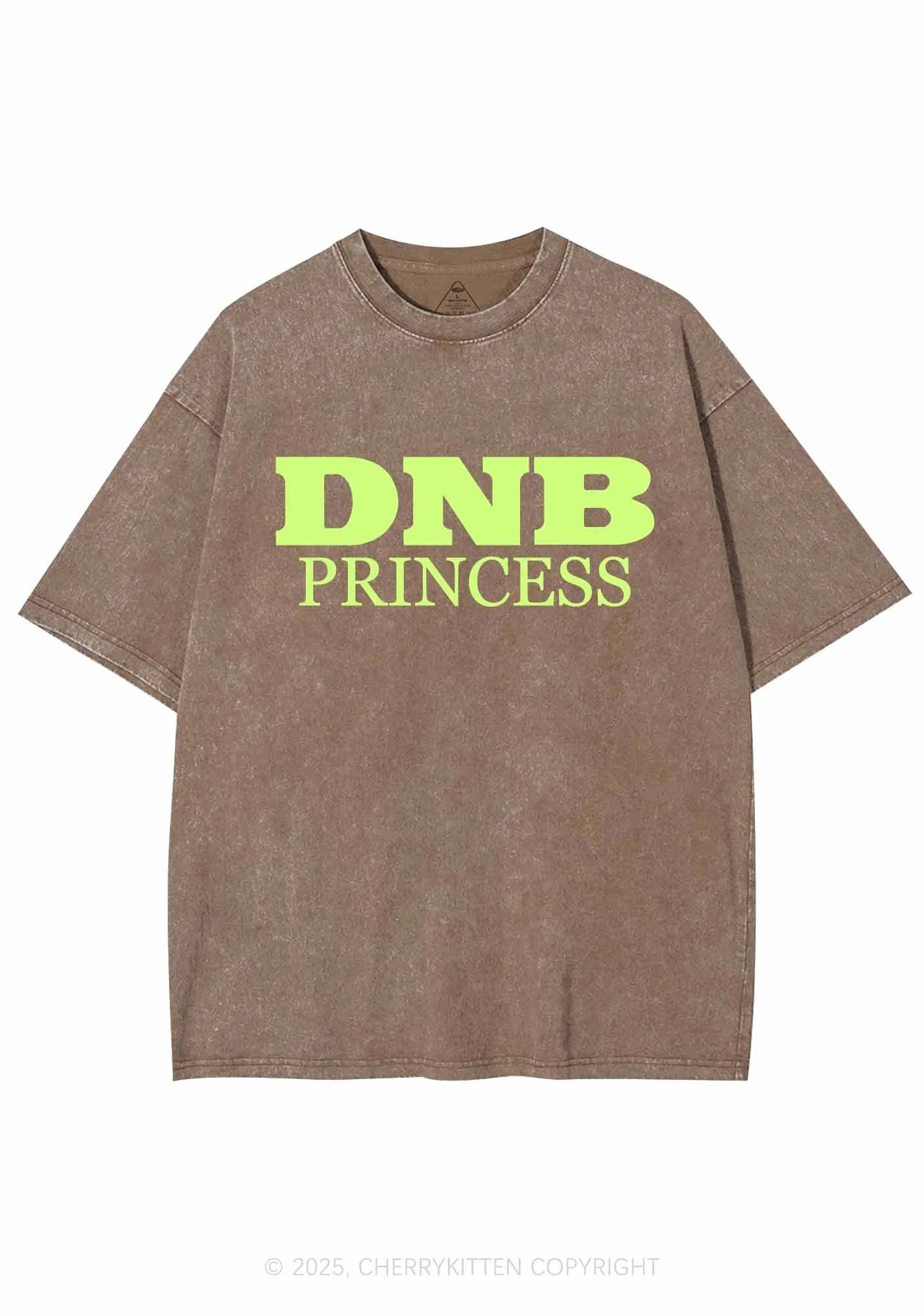 DNB Princess Y2K Shirts Washed Tee Cherrykitten
