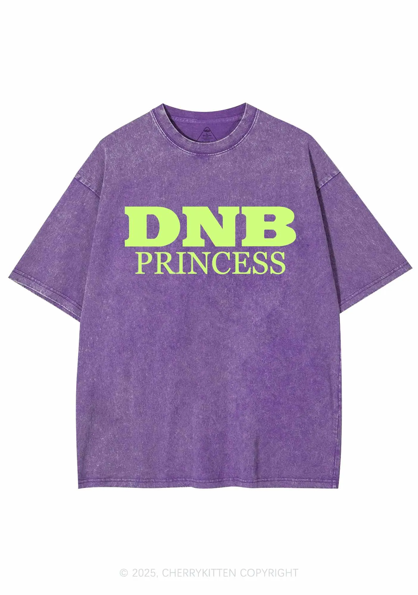 DNB Princess Y2K Shirts Washed Tee Cherrykitten