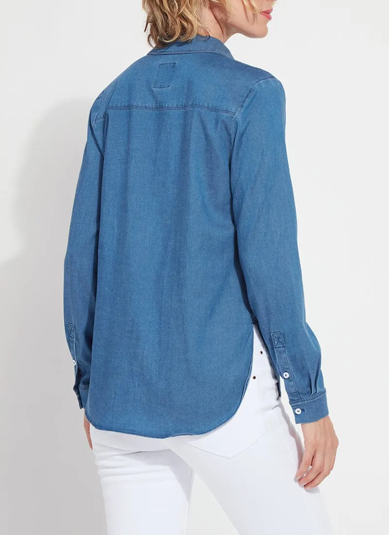Drew Stretch Chambray Shirt