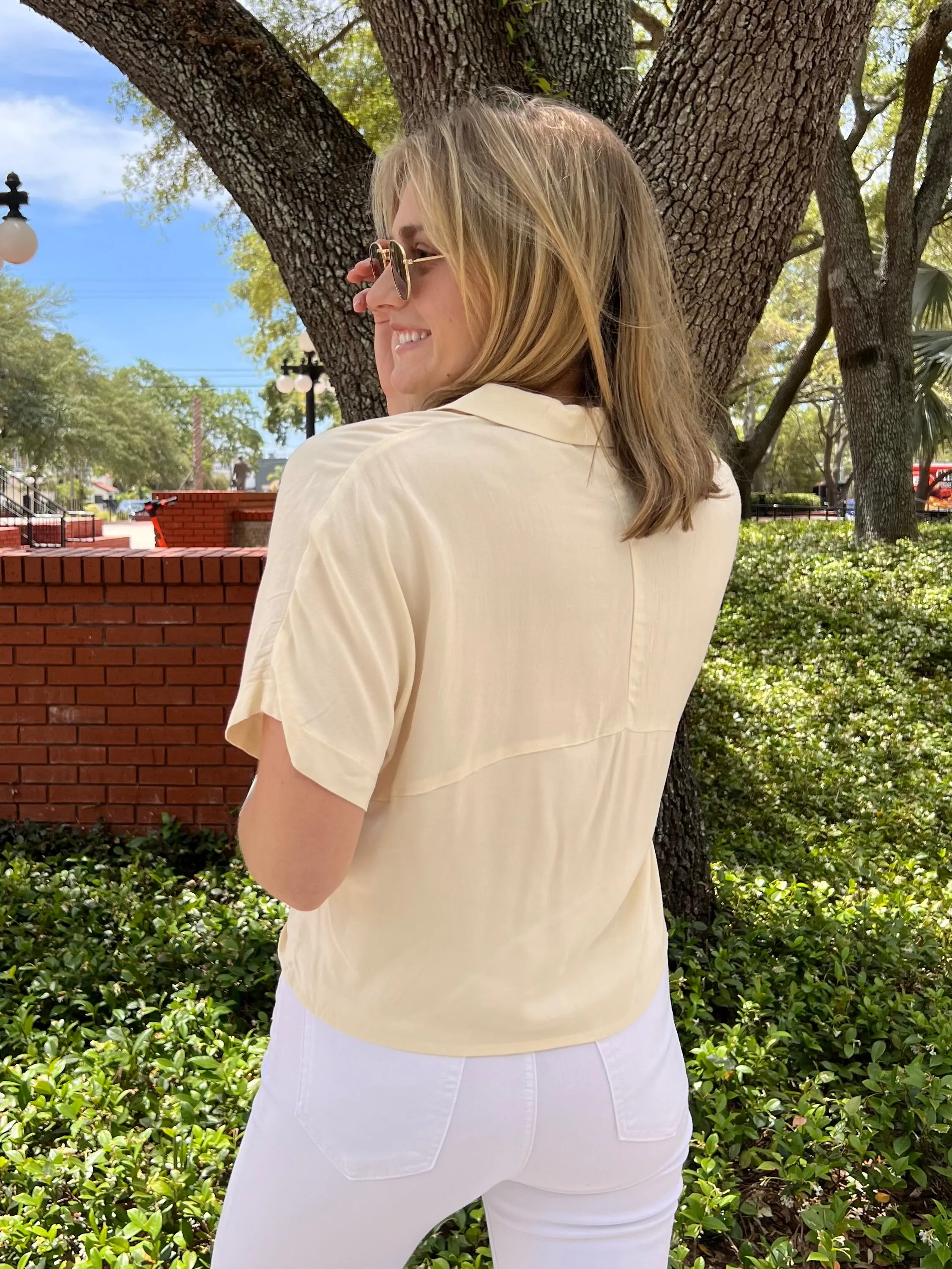 ELENA BLOUSE IN NATURAL