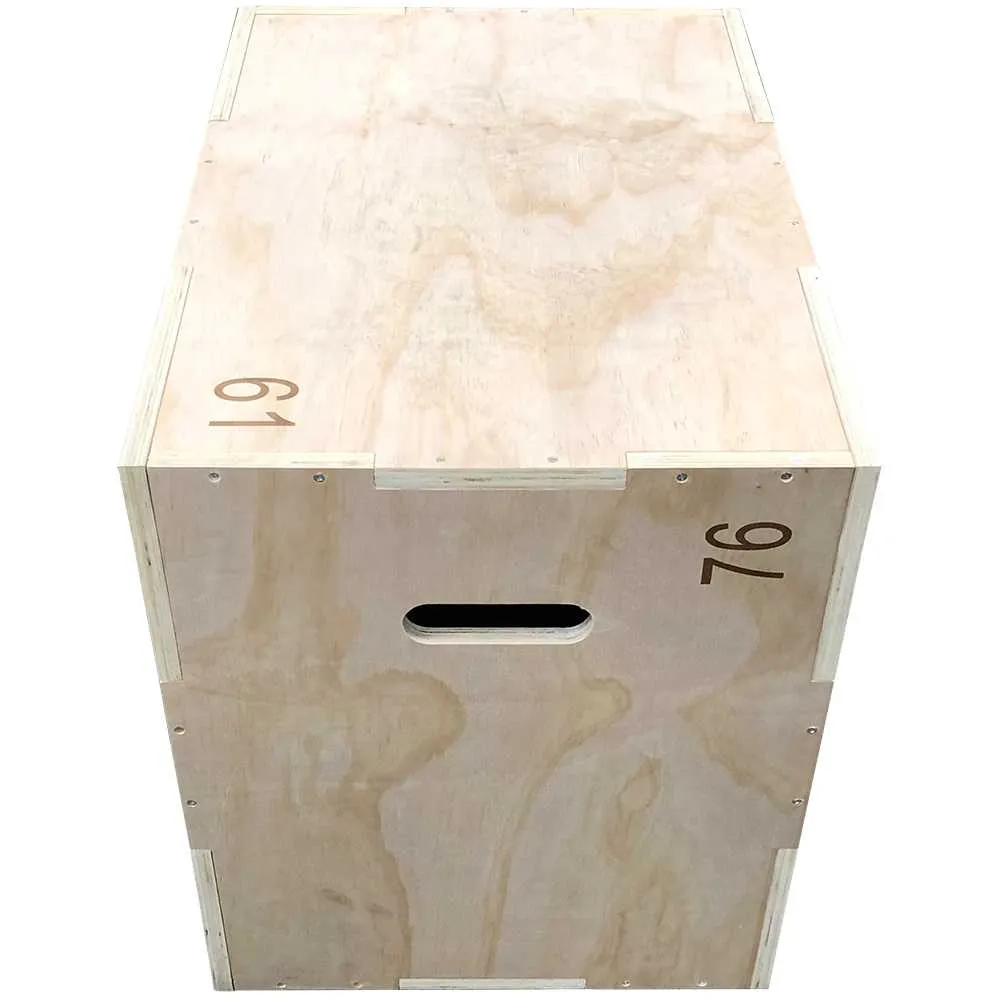 Hit Fitness 3 in 1 Wooden Plyometric Box