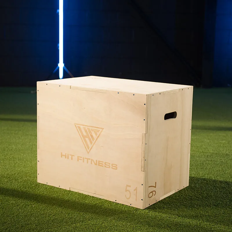 Hit Fitness 3 in 1 Wooden Plyometric Box