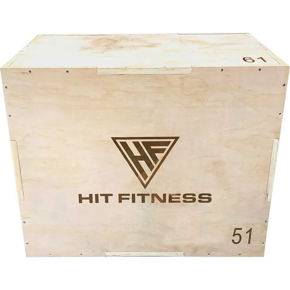 Hit Fitness 3 in 1 Wooden Plyometric Box