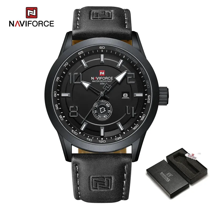 NAVIFORCE NF9229 Brand Original Fashion Luxury Quartz Date Week Luminous Waterproof Watch For Men