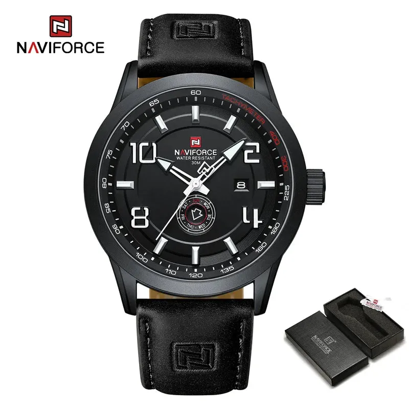 NAVIFORCE NF9229 Brand Original Fashion Luxury Quartz Date Week Luminous Waterproof Watch For Men